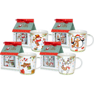 Wächtersbach Weihnachtsbecher (425 ml) im Geschenkkarton zusätzlich veredelbar