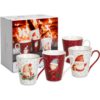 Waechtersbach Wichtel - 4 Becher (340 ml) im Geschenkkarton zusätzlich veredelbar