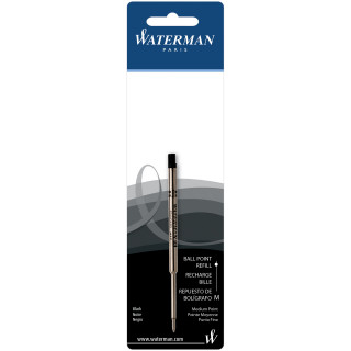 Waterman Kugelschreiber-Mine (schwarze Mine), silber / schwarz