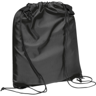 RPET Sportbeutel Montevideo, schwarz
