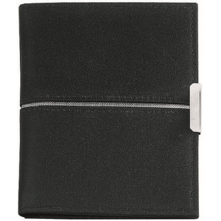 CreativDesign® Ausweistasche "SilverPaper", schwarz