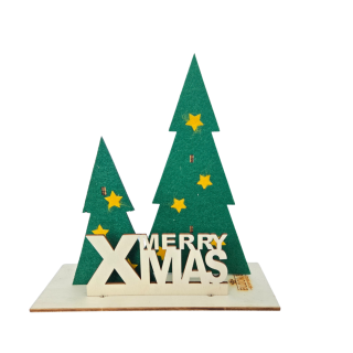 Happy Xmas Mini 'MERRY XMAS', red stars