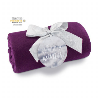 Fleecedecke WINTER SPECIAL - beere - 120 x 150 cm, 180 g/m²