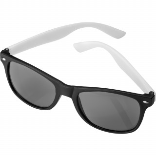 Sonnenbrille aus Kunststoff mit UV 400 Schutz, weiss