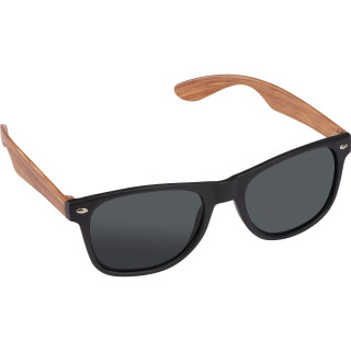 Sonnenbrille mit Bügeln in Bambusoptik GISELA, beige