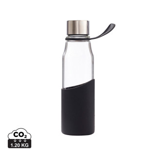 VINGA Lean Glasflasche, schwarz