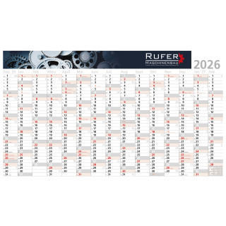 Wandplaner Jumbo, 15 Monate