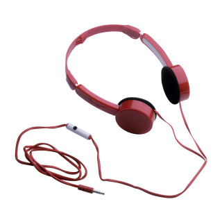 Kopfhörer mit Freisprecheinrichtung REFLECTS-TORBAY, rot