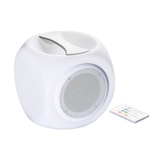 Bluetooth®-Lautsprecher mit Licht REEVES-MALBORK, weiß