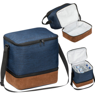 Große Kühltasche mit 2 Fächern, dunkelblau