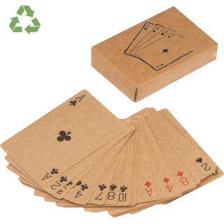 Spielkarten (52 Blatt + Joker), beige
