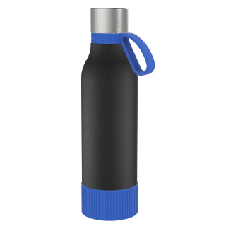Thermotrinkflasche RETUMBLER-myNIZZA II 600 CERAMIC, schwarz, blau, blau