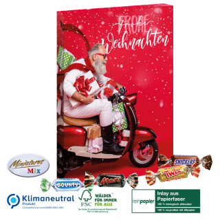 Adventskalender Mars® Miniatures® Mix, Inlay aus Papierfaser