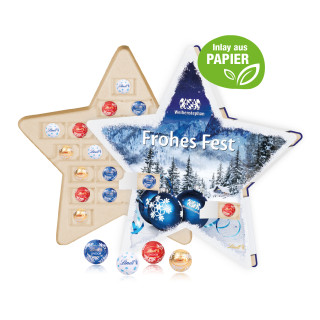 Adventskalender "Stern" mit Lindt Minis