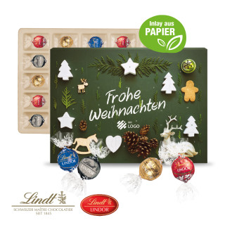 Adventskalender, Lindt Lindor Pralinés, Inlay aus Papier
