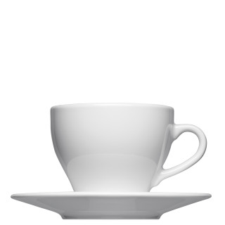 Cappuccinotasse mit Untertasse