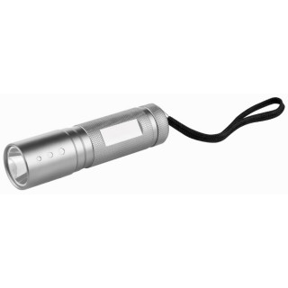 Metmaxx® LED MegaBeam Taschenlampe "Safe2GoCompact", titan