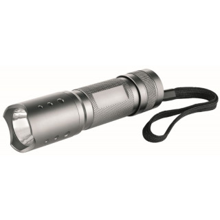 Metmaxx® LED MegaBeam Taschenlampe "MultiPower3Watt", silber