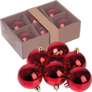 Christbaumkugelset Lillehammer, rot