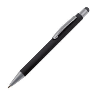 Metall Kugelschreiber mit Touch-Pen Rio, schwarz