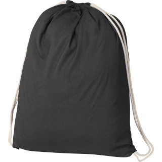 Gymbag aus Baumwolle  WITALIS, schwarz