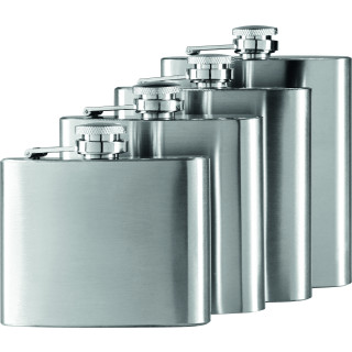 ZORR Flachmann 5OZ/141,5 ml, chrome gebürstet