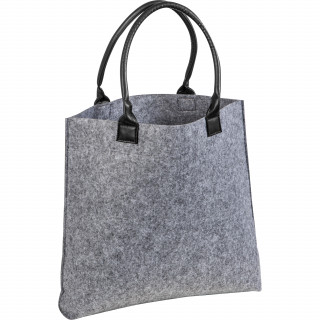 Einkaufstasche aus Filz, grau