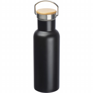 Vakuum Isolierflasche aus Edelstahl, 500 ml, schwarz