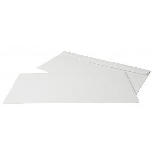 Kuvert DIN Lang 210x105 mm, DIN lang, roh-weiß