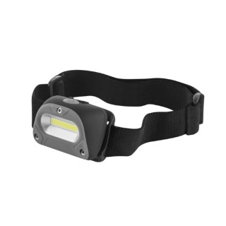 Metmaxx® Kopflampe "BlackChargeHeadgear", schwarz, grau