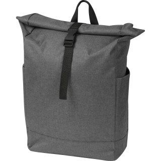 Rucksack mit farbigen Applikationen, schwarz