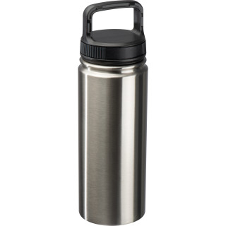 Vakuum Edelstahlflasche, 550ml, grau