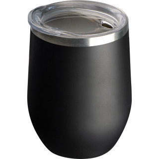 Vakuum Edelstahl Trinkbecher 300ml MATTHEW, schwarz