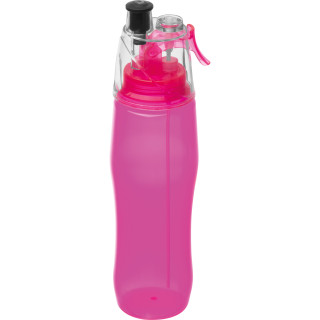 Sporttrinkflasche mit Sprayfunktion ELEANOR, pink