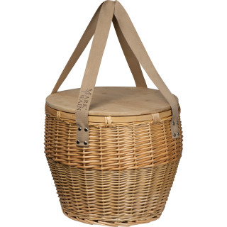 Mark Twain Picknickkorb aus Rattan SONIA, beige