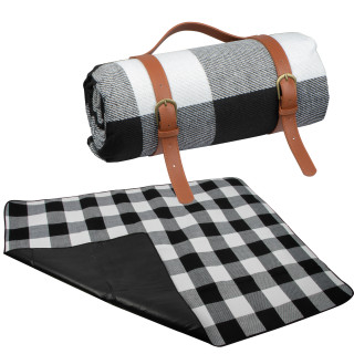 Picknickdecke mit Tragegurt LINDA, mehrfarbig