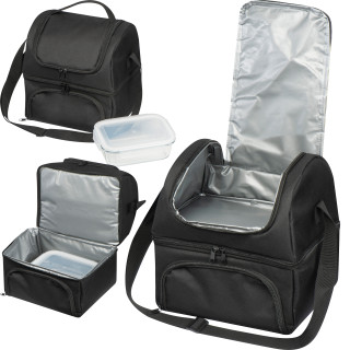 Kühltasche mit Foodcontainer, schwarz