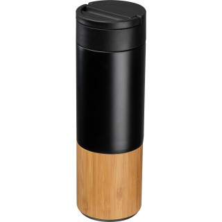 Vakuum Isolierflasche, 500ml MARGARET, schwarz