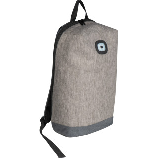 Rucksack mit integriertem LED Licht, grau