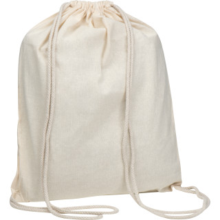 Oeko-Tex® STANDARD 100 Gymbag aus Baumwolle, weiss
