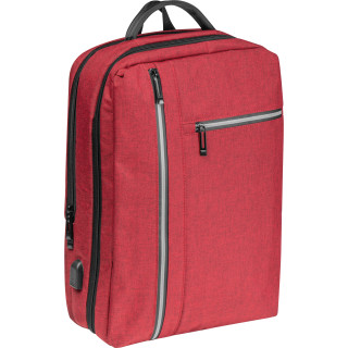 Wasserabweisender Rucksack aus Nylon EDITH, burgund