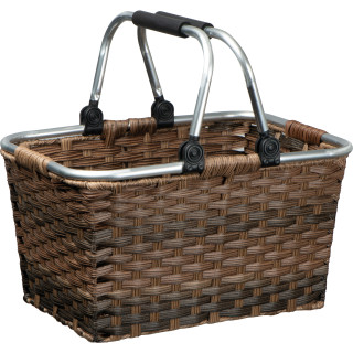Rattan Einkaufskorb, braun