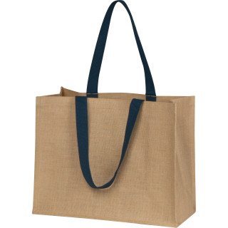 Jutetasche, dunkelblau