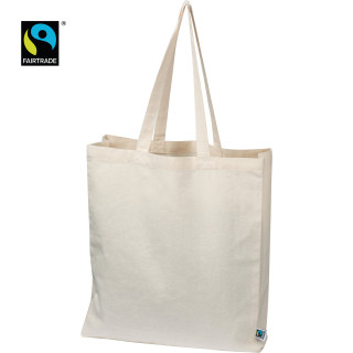 Fairtrade Baumwolltasche, beige