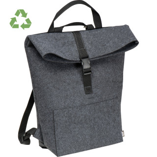RPET Filzrucksack, anthrazit