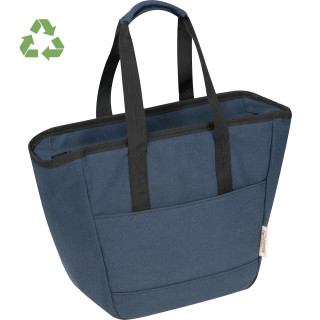Kühltasche aus recycelter Baumwolle, dunkelblau