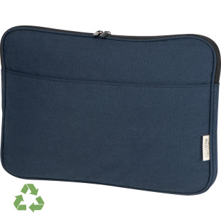 Laptoptasche aus recycelter Baumwolle, dunkelblau