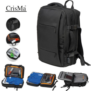 CrisMa Reiserucksack, schwarz