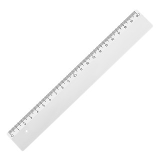 Lineal 20 cm, weiß