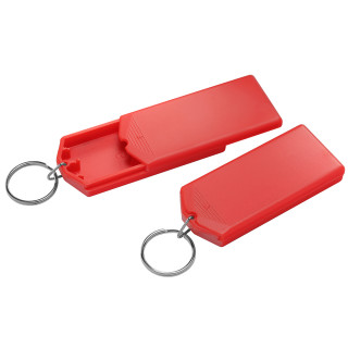 Schlüsselanhänger-Safebox, rot